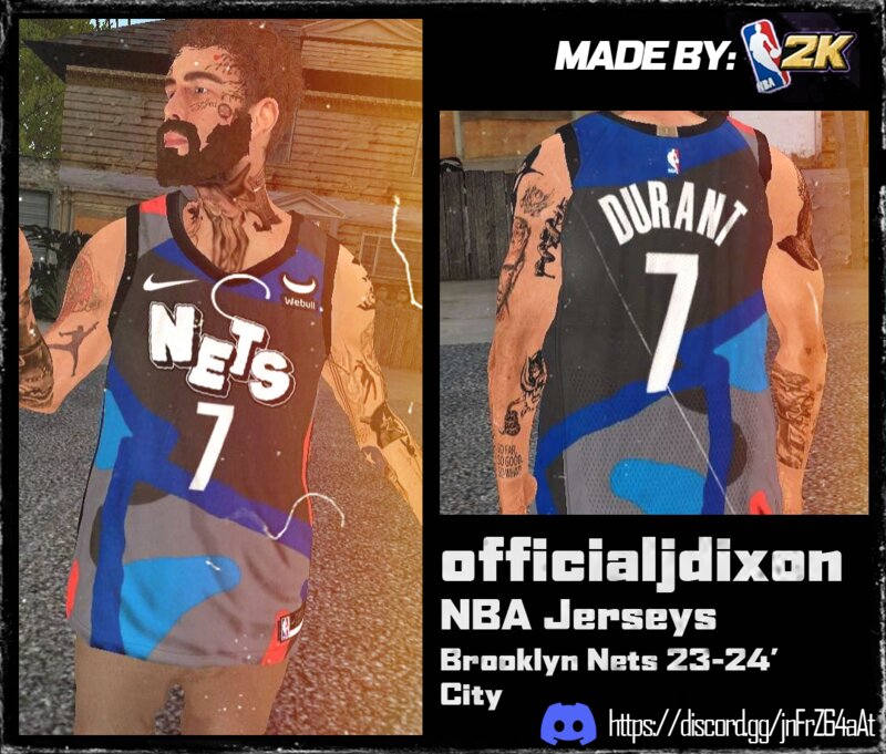 Nba 2k20 best sale brooklyn nets jersey